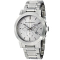 Burberry Mens Watch Chronograph The City Silver Bu9350