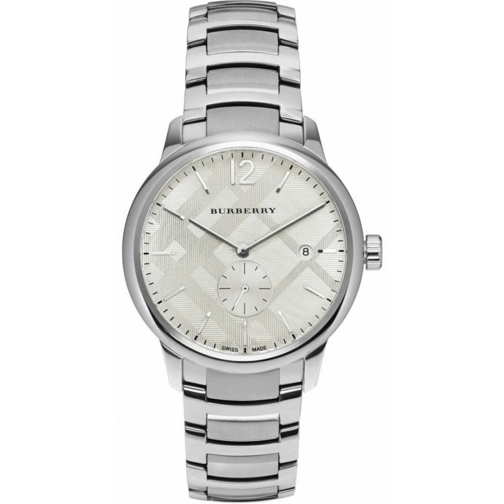 Burberry Mens Watch The Classic Silver Bu10004