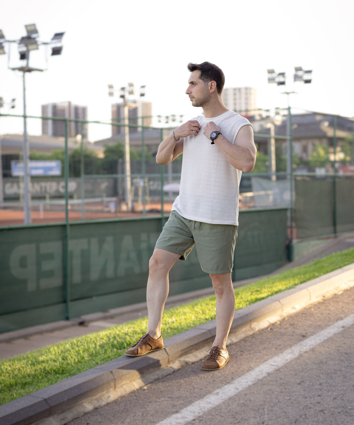 Hickory men's sneaker — wide toe box, zero-drop barefoot last