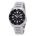 Seiko 5 Sports SRPD55K1 automatic watch with black dial and stainless steel bracelet