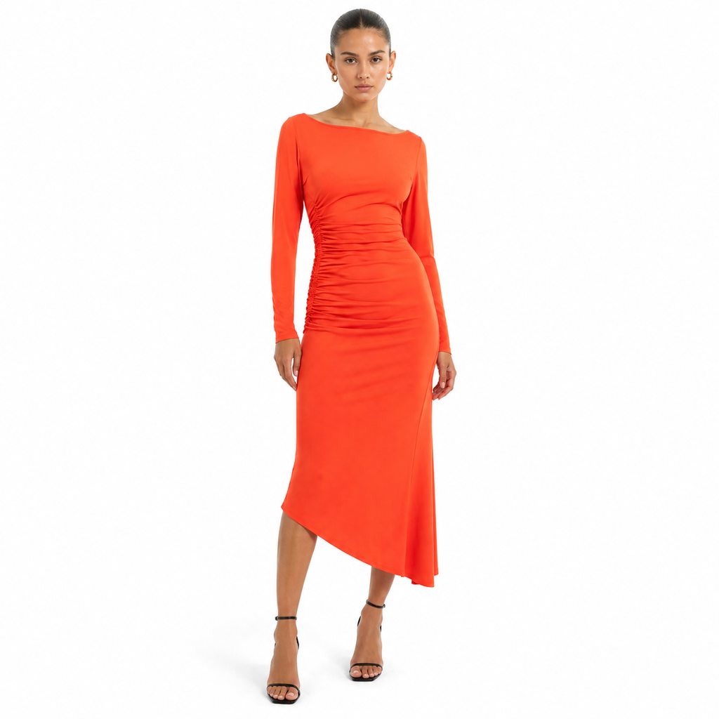 Patrizia Pepe Women Dress Intense Orange