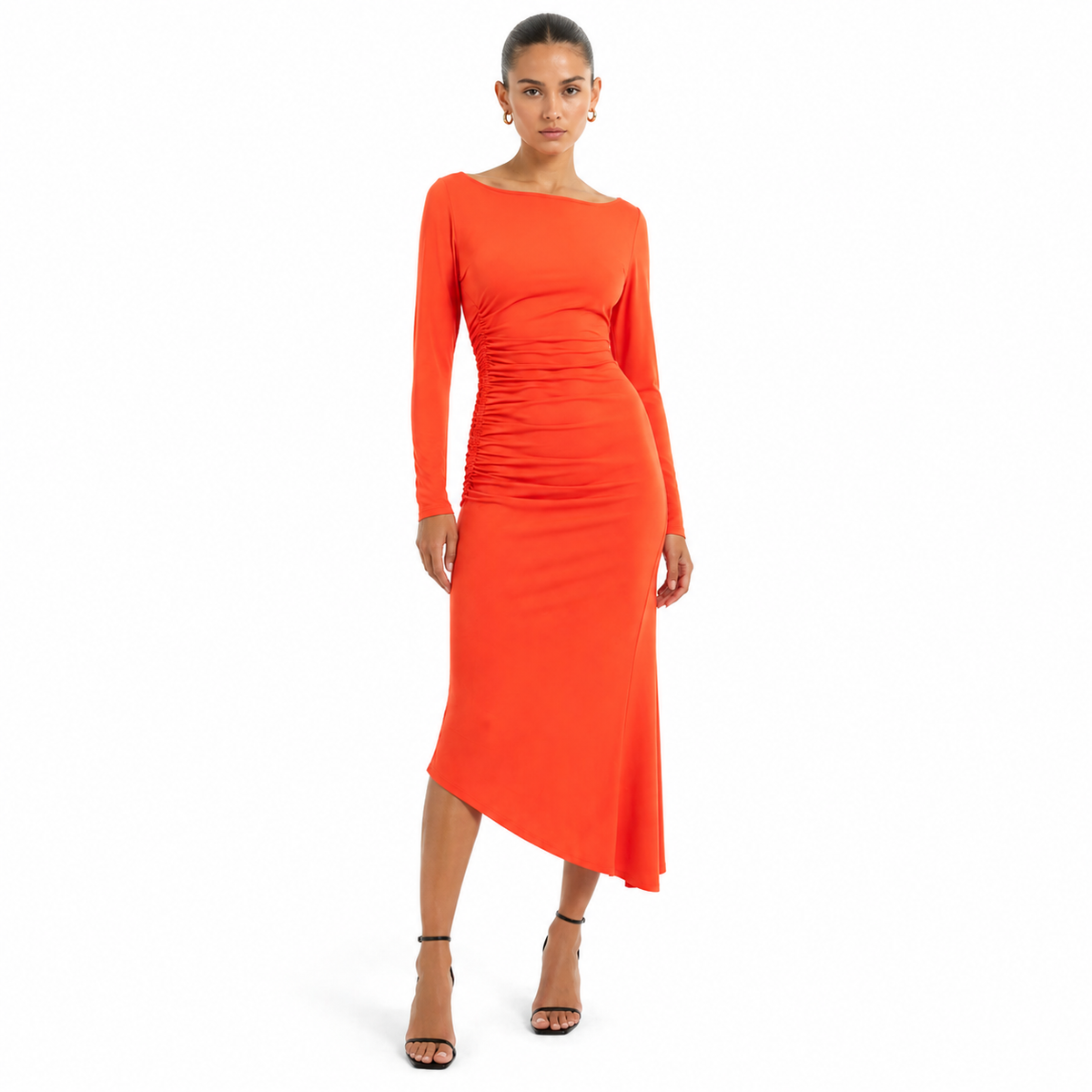 Patrizia Pepe Women Dress Intense Orange