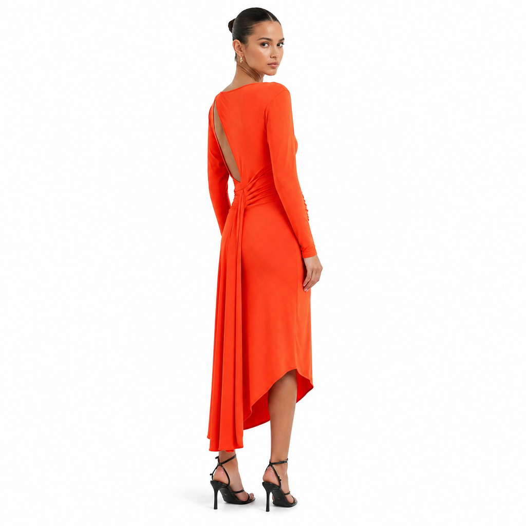 Patrizia Pepe Women Dress Intense Orange