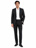 Ermenegildo Zegna Fabric Men Suit Wool Pinstripe Blue