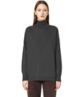Alpha Studio Women Turtleneck Intarsio Scuro Grey