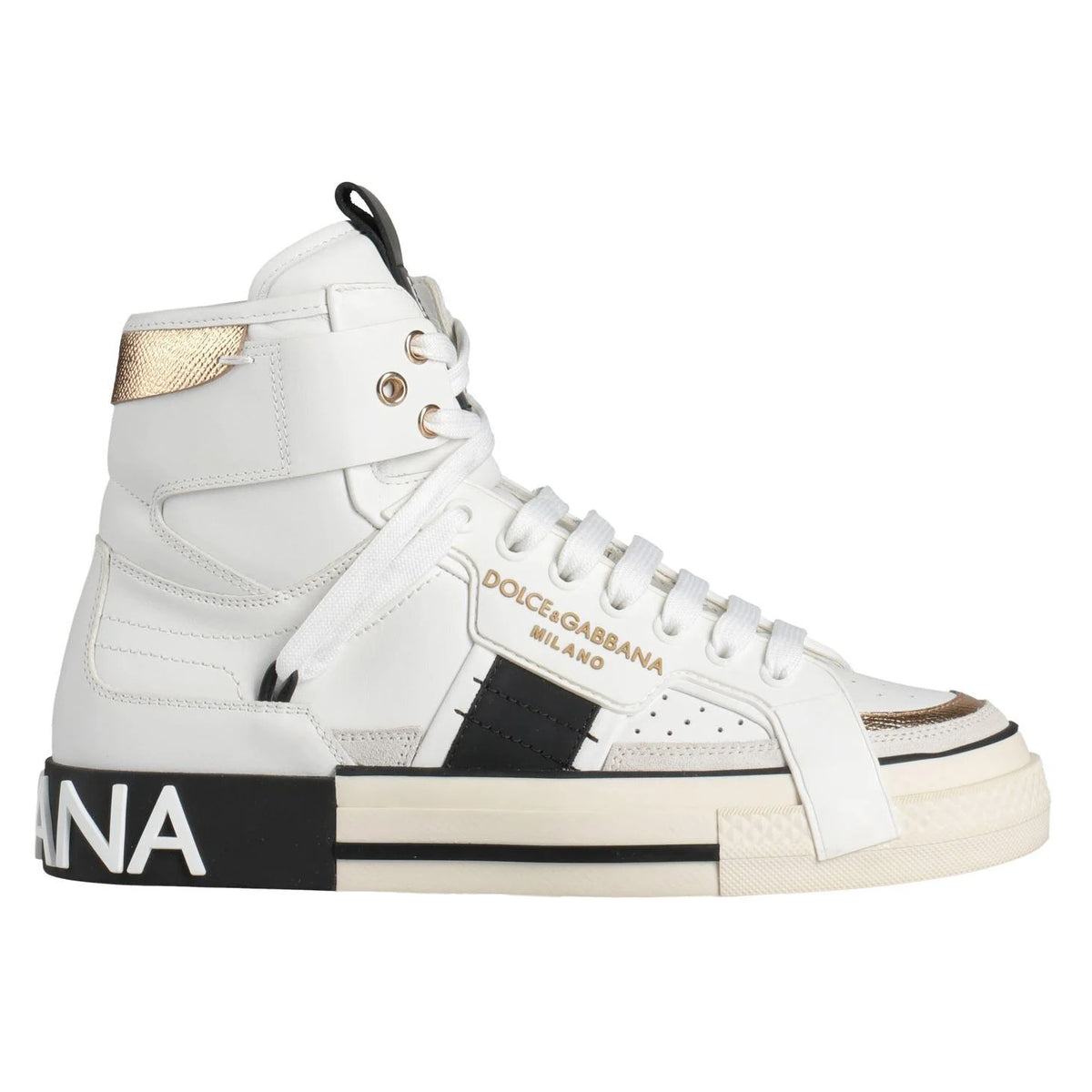 Dolce & Gabbana Men Sneaker Alta Dauphine Sneakers White