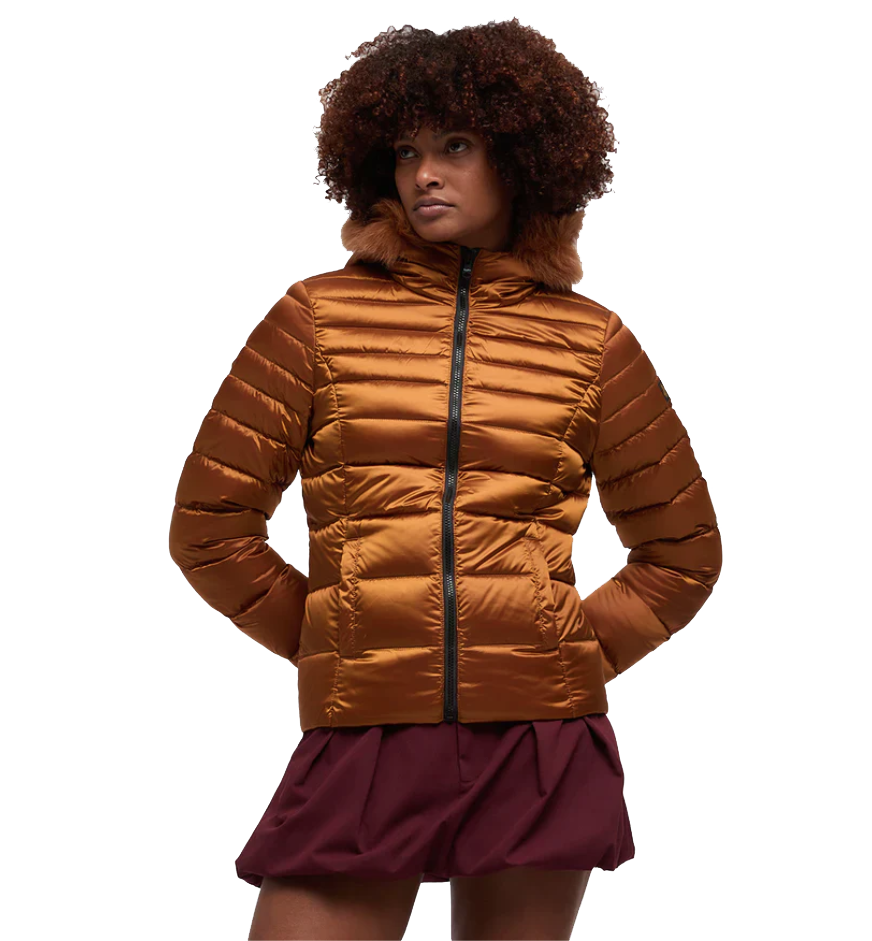 Refrigiwear Women Mead Fur Jacket Orange