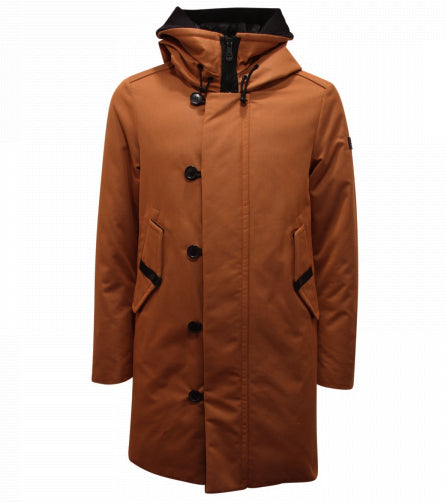 Peuterey Men Parka Kasa Bronzo Brown