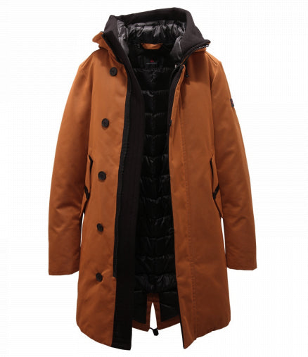 Peuterey Men Parka Kasa Bronzo Brown