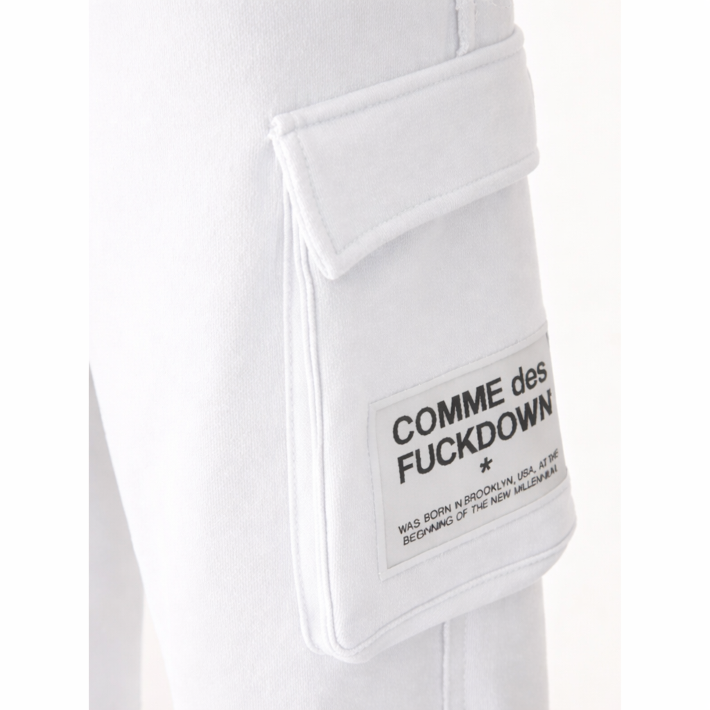Comme Des Fuckdown Women Trousers Cargo White