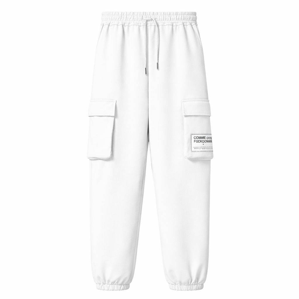 Comme Des Fuckdown Women Trousers Cargo White