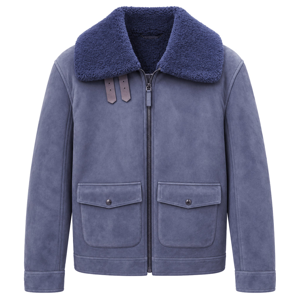 Dolce & Gabbana Men Jacket Montone Blue