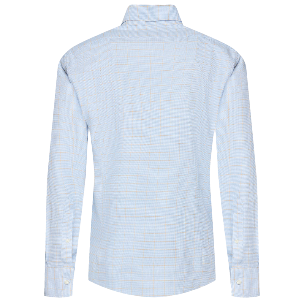 La Martina Men Shirt Dobby Poplin Light Blue