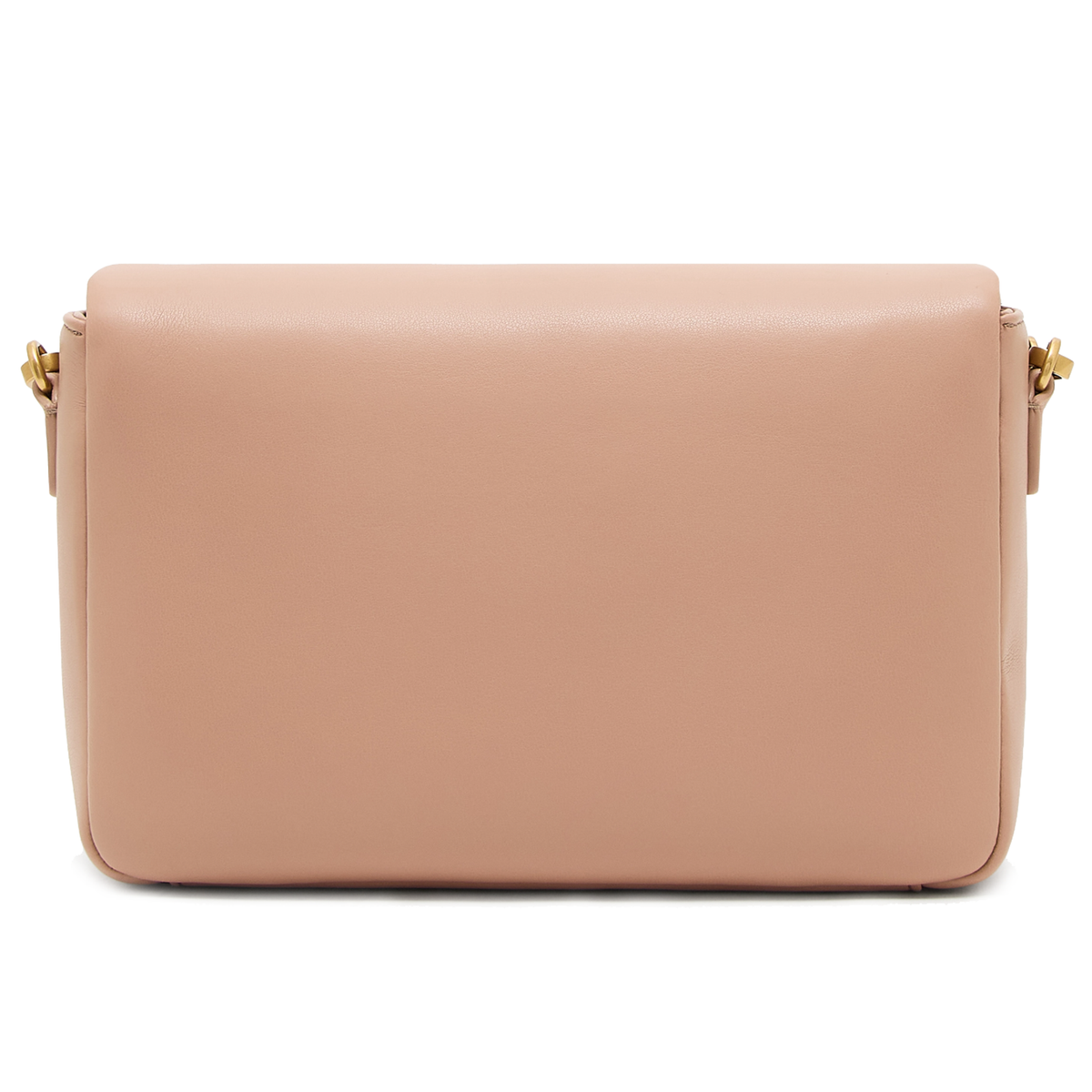 Emporio Armani Women Shoulder Bag Soft Leather Beige