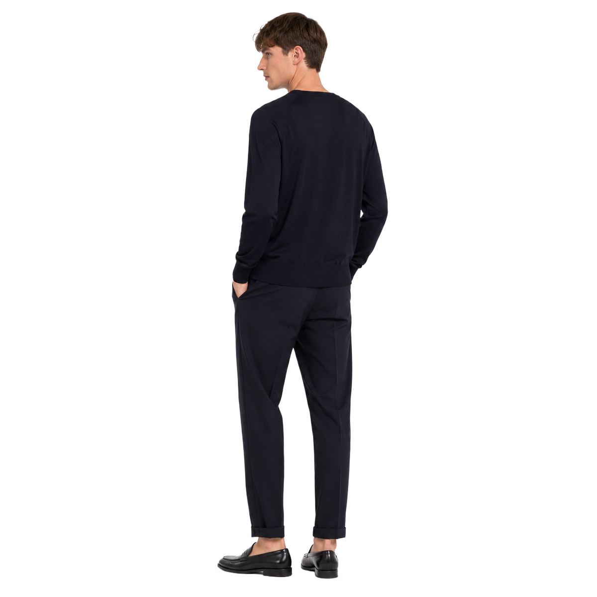 Alpha Studio Men Cardigan Ultrafino Blue
