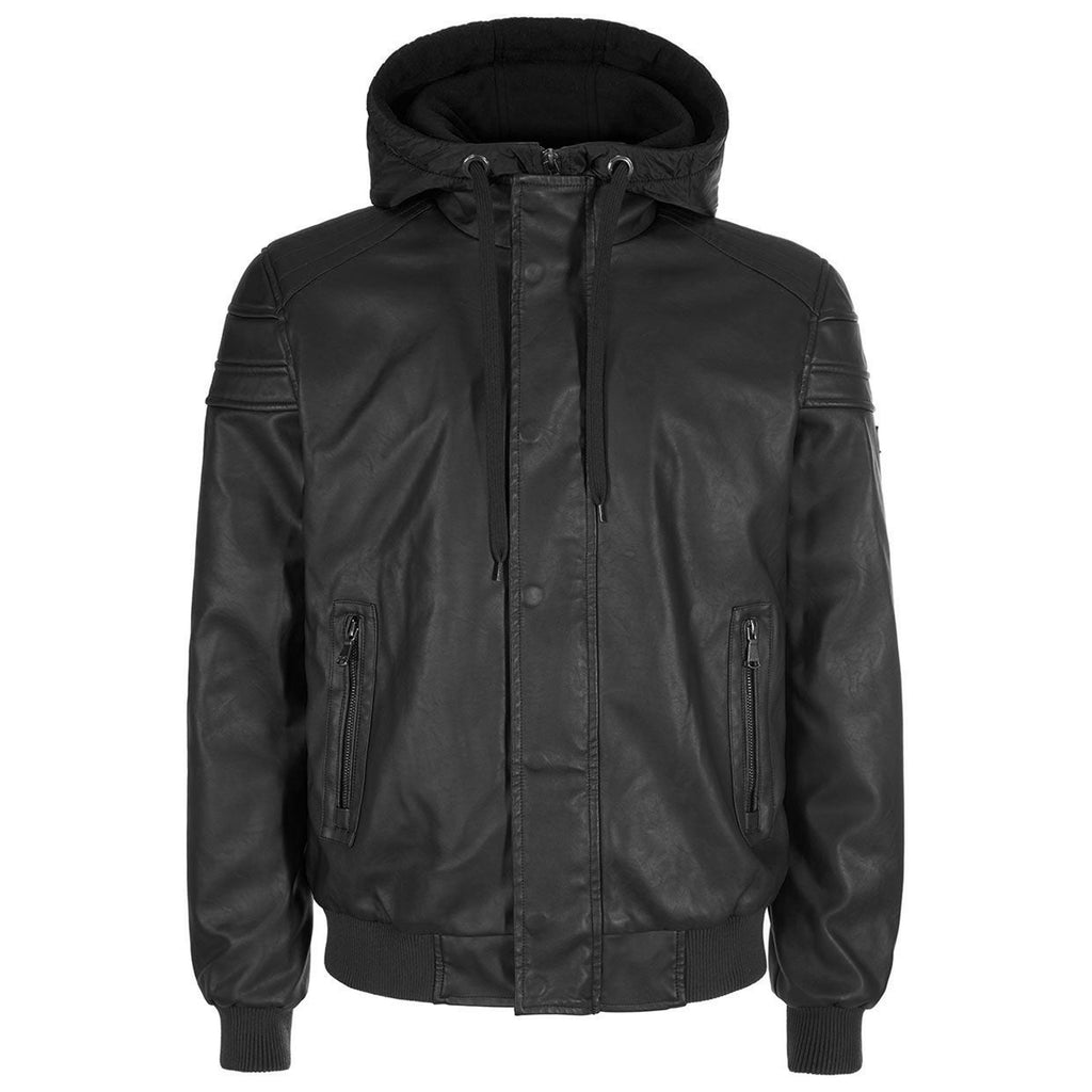 Yes Zee Men Jacket Ecopelle Black