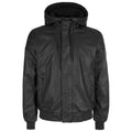 Yes Zee Men Jacket Ecopelle Black