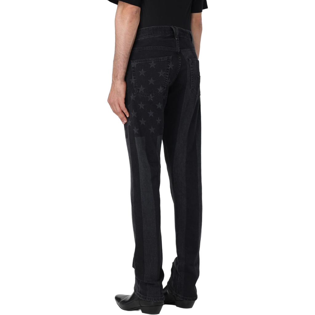 Victory Gate Men Jeans Black