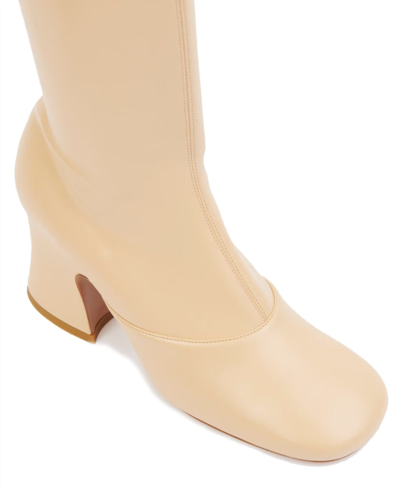 Chloé Women Janis Heeled Boot Beige