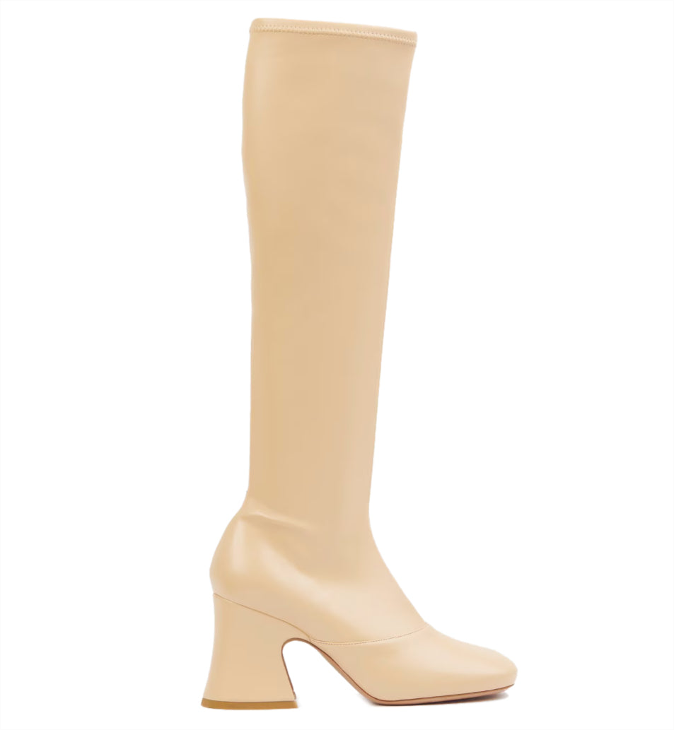 Chloé Women Janis Heeled Boot Beige