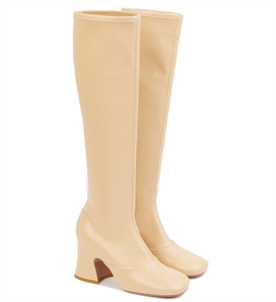Chloé Women Janis Heeled Boot Beige