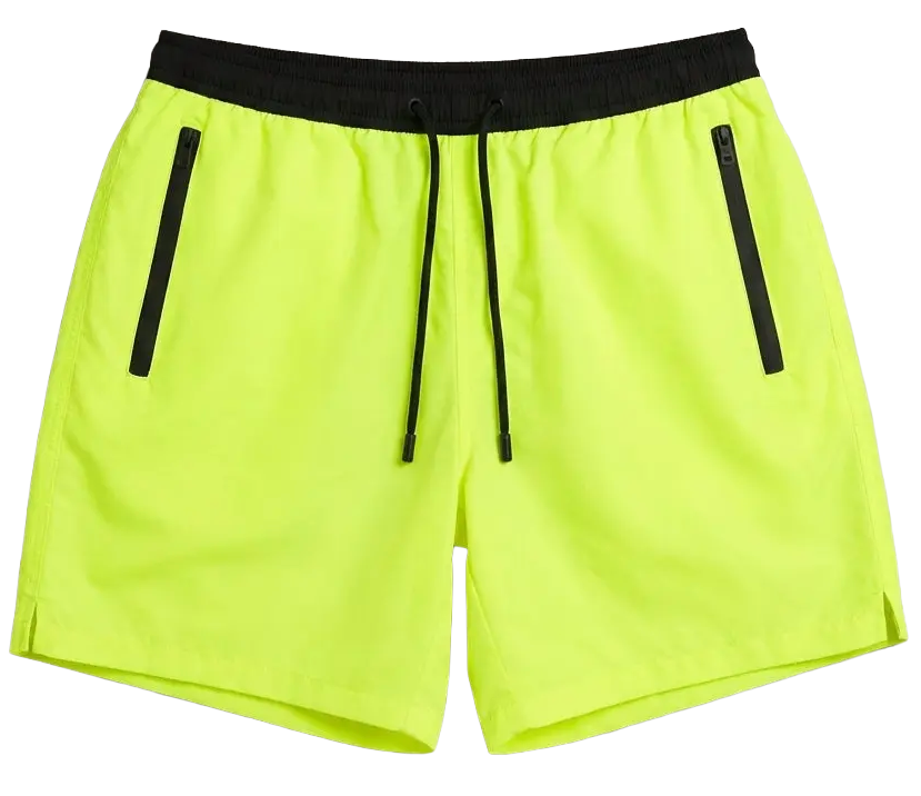 MC2 Saint Barth Men Lighting Submarine Stretch Swimwear Yellow