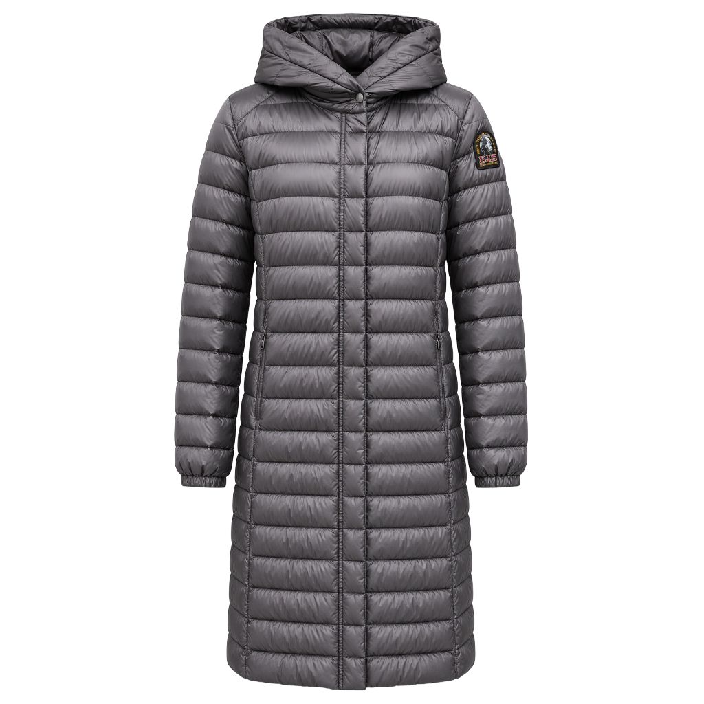 Parajumpers Women Down Jacket Long Magalie Grey