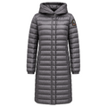 Parajumpers Women Down Jacket Long Magalie Grey