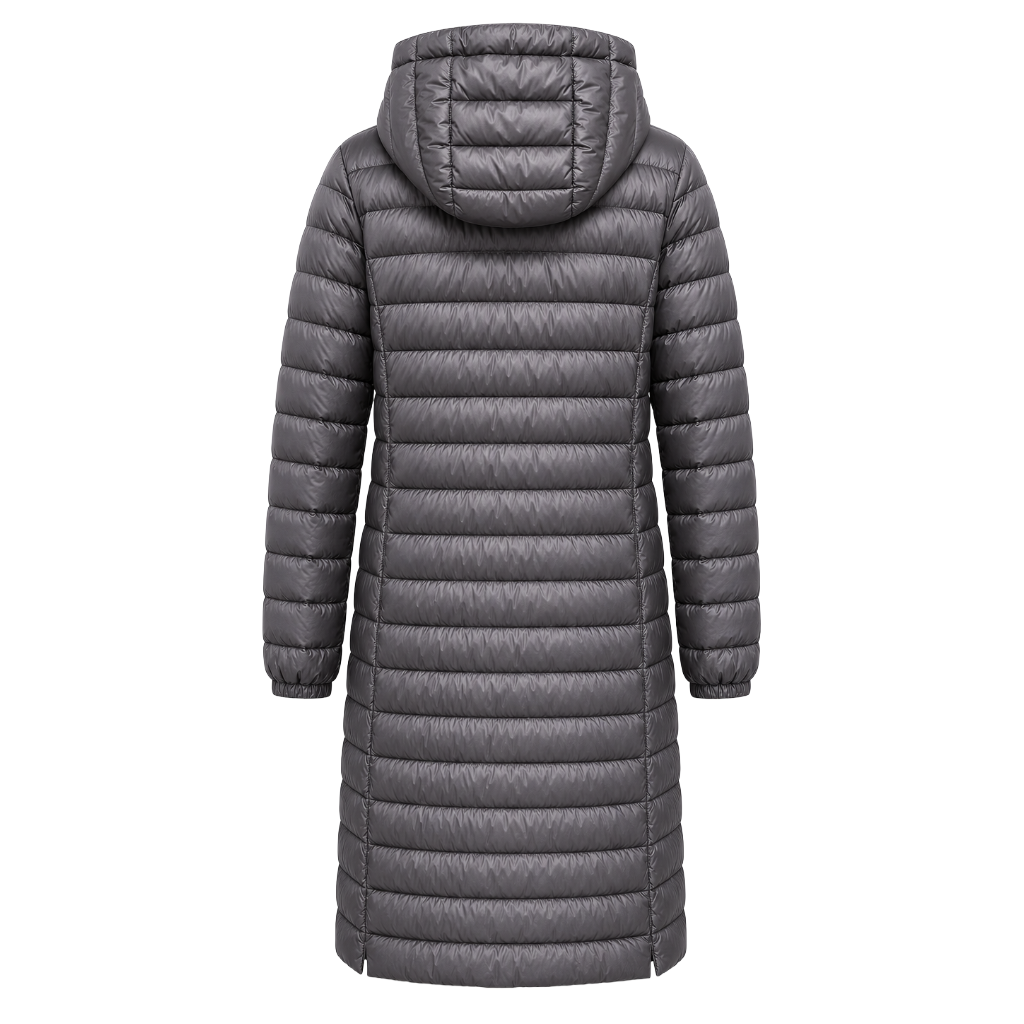 Parajumpers Women Down Jacket Long Magalie Grey