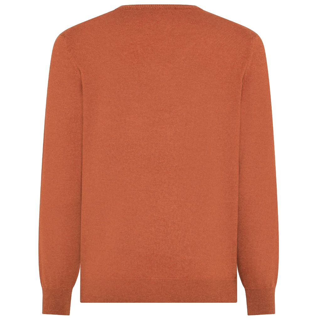 Emilio Romanelli Men Knit Gauge Orange