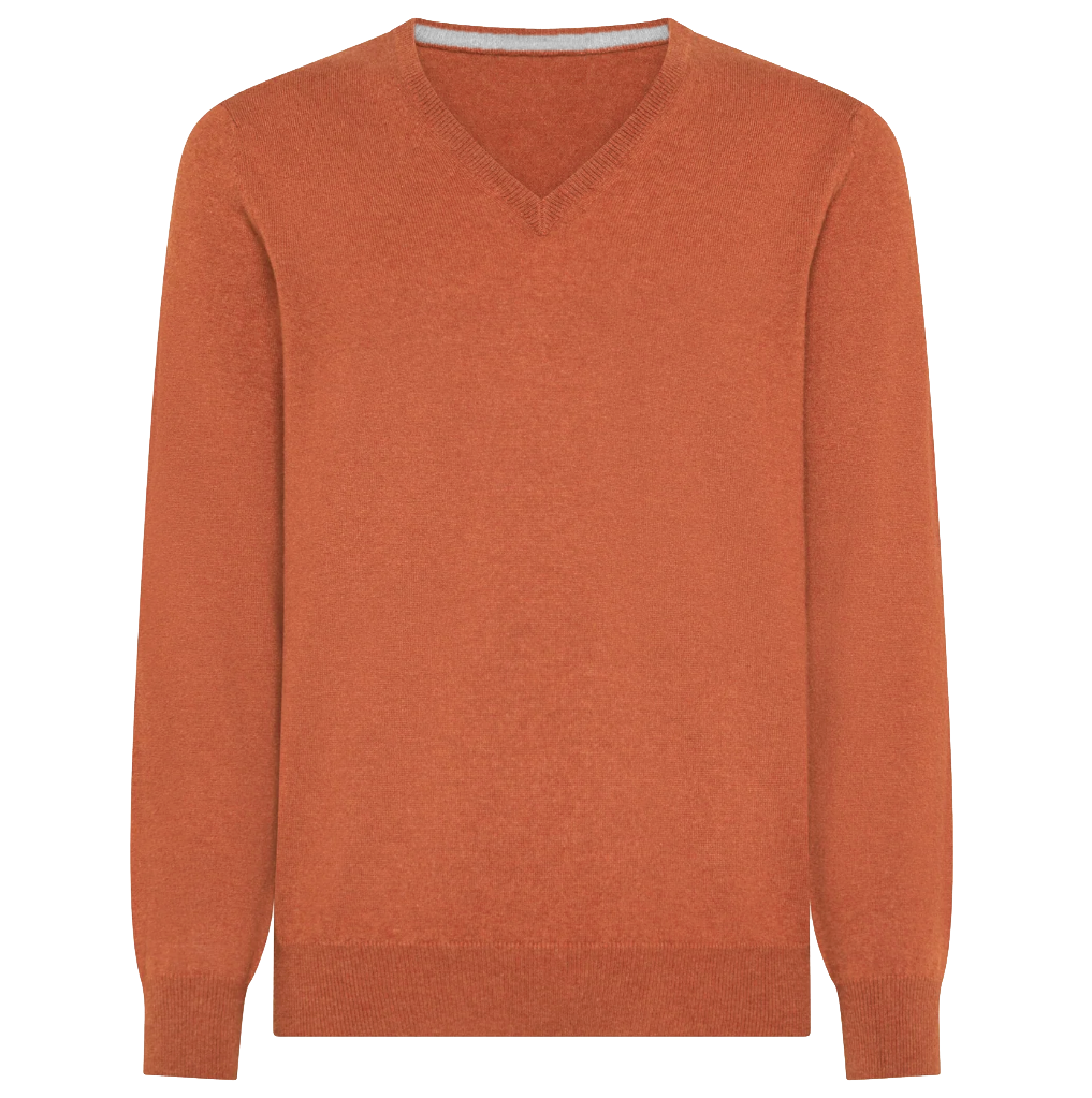 Emilio Romanelli Men Knit Gauge Orange