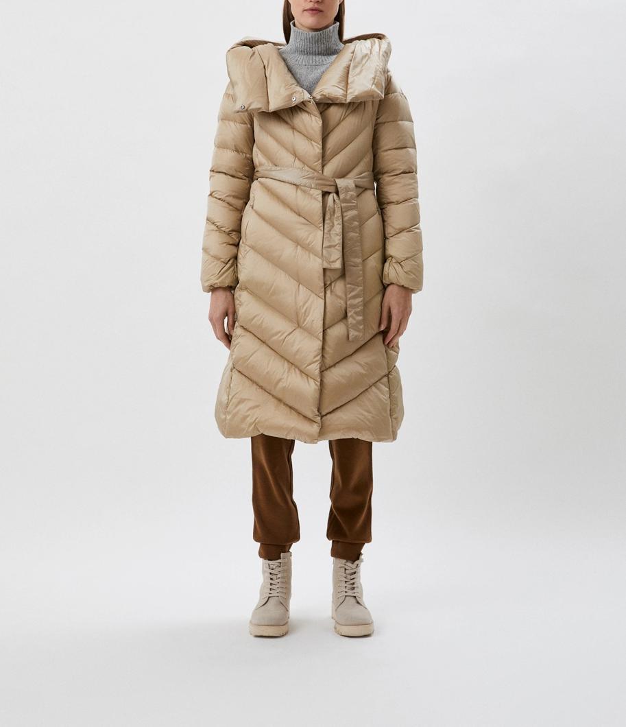 Add Women Down Jacket Beige