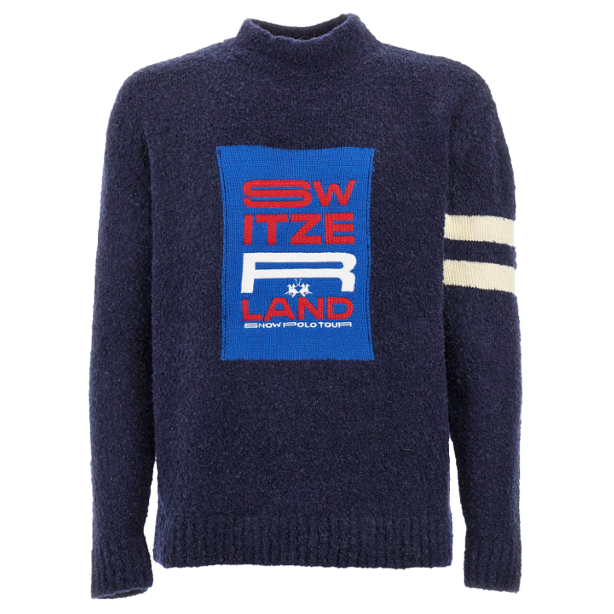 La Martina Men Turtle Neck Knit Blue