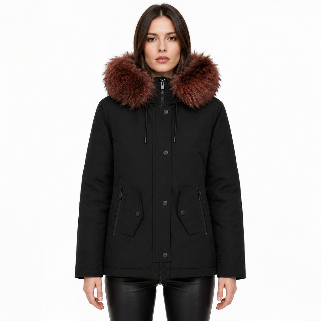Moose knuckles Women Jacket Canvas Black