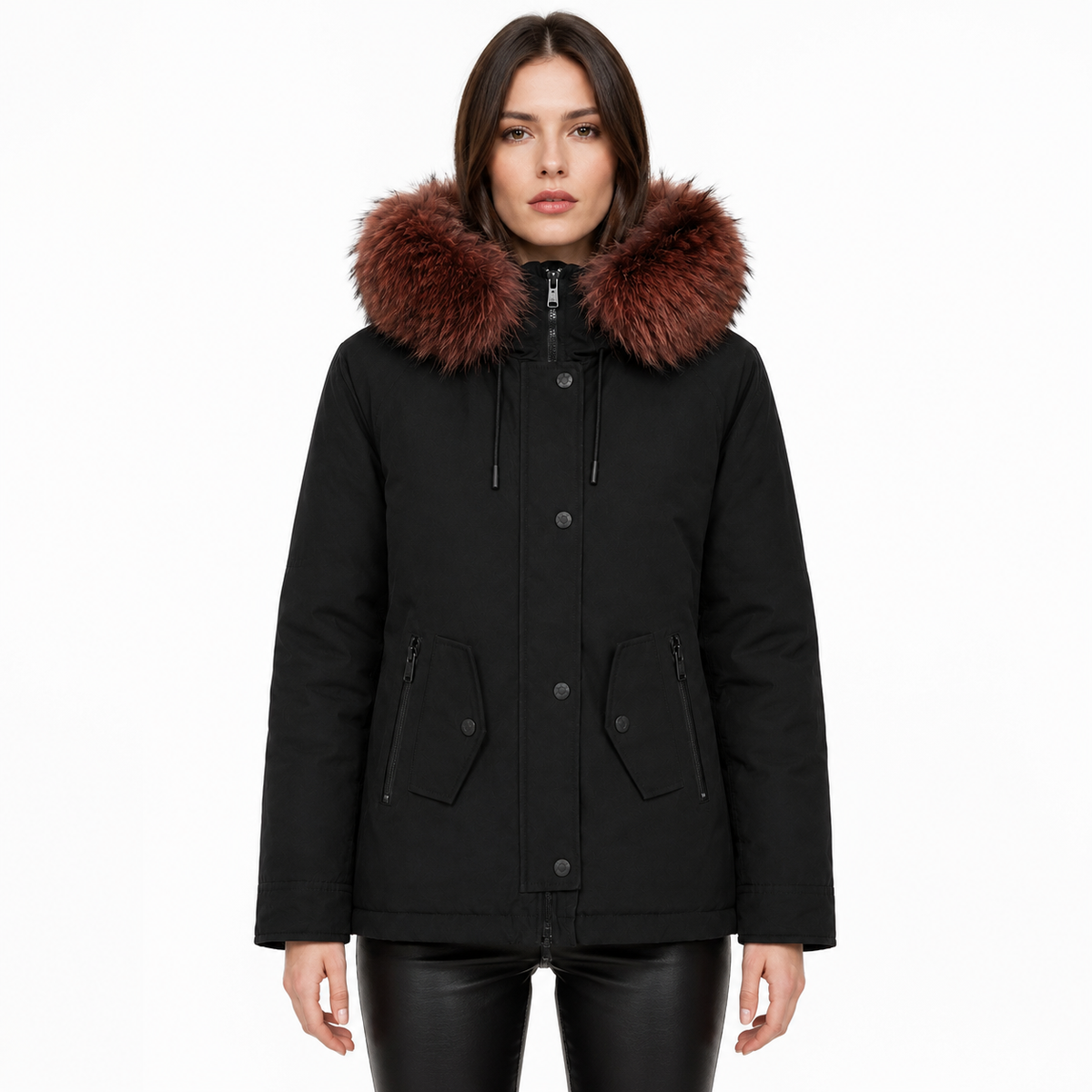 Moose knuckles Women Jacket Canvas Black