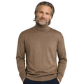 Emilio Romanelli Men Knit Turtleneck Gauge Brown