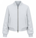 Loro Piana Fabric Women Bomber Ghiaccio Ice