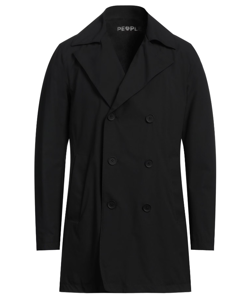 People of Shibuya Men Trench Coat Teshio Black