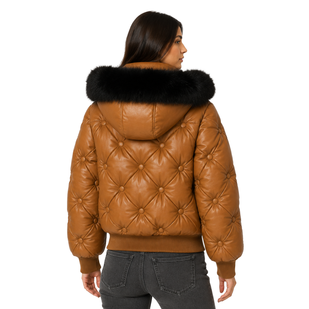 Moose knuckles Women Jacket Padded Pon Brown