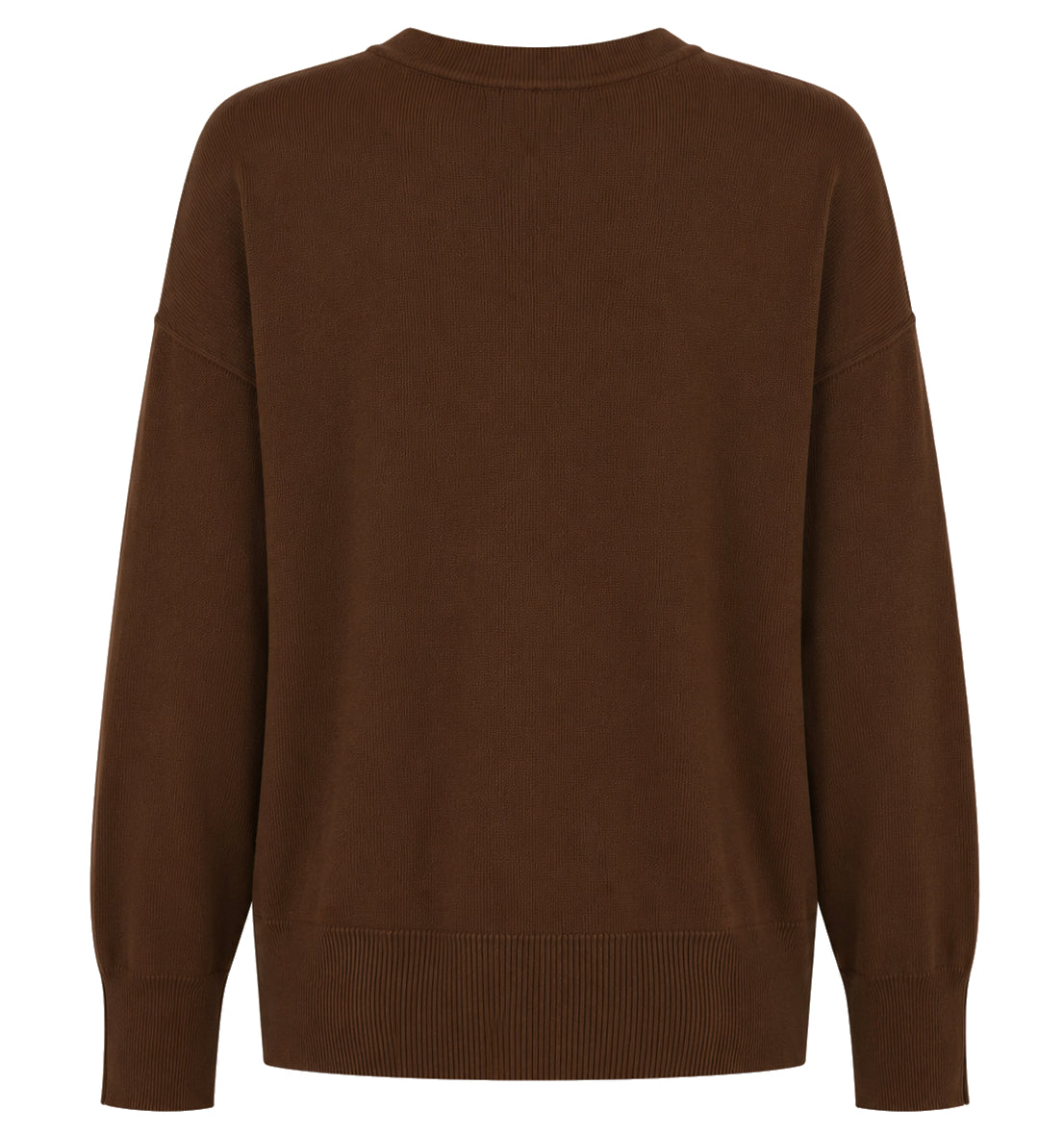 Alpha Studio Women Crew Neck seta-cashmere Sweaters Brown