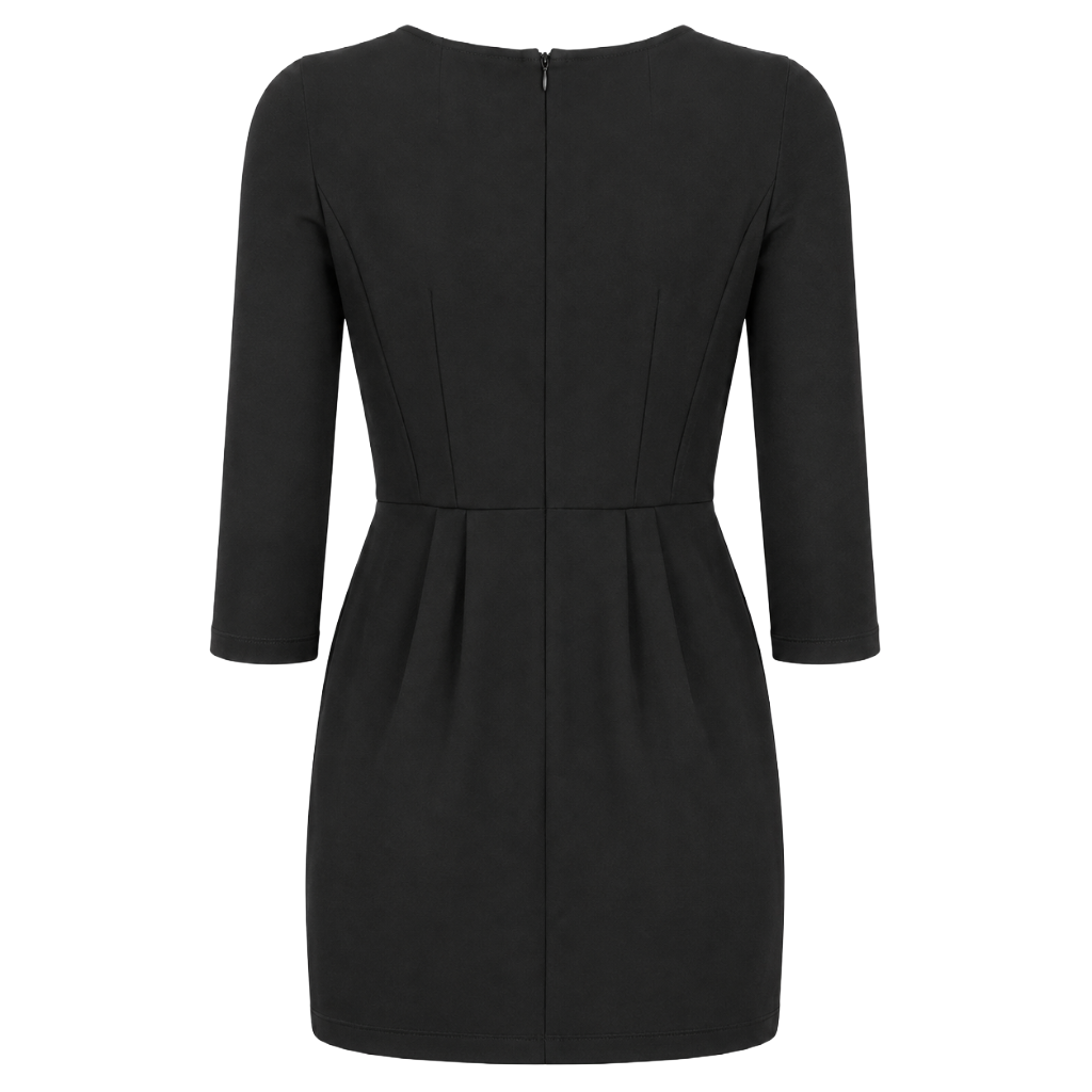 Dolce & Gabbana Women Dress Short V-Neck Black