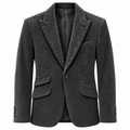 Dolce & Gabbana Men Jacket Velvet Coste Black