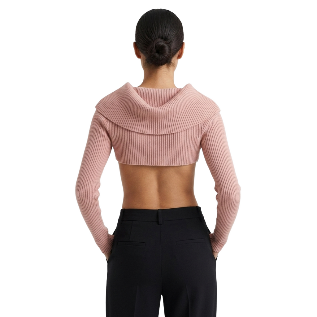 Elisabetta Franchi Women Coprispalle Sleeve Long T-Shirts Tops Pink