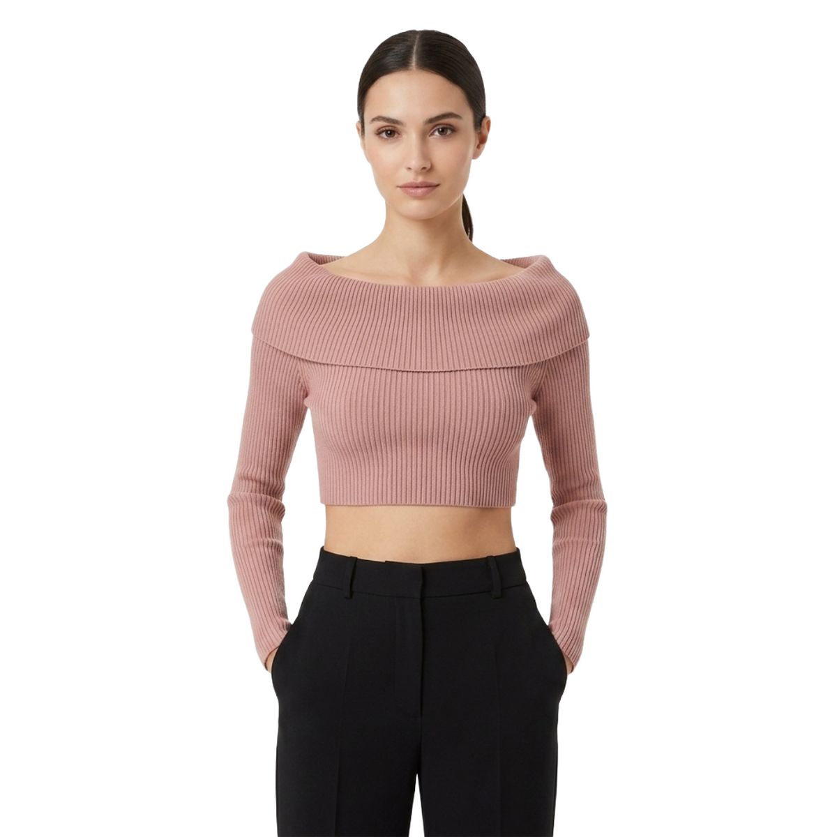 Elisabetta Franchi Women Coprispalle Sleeve Long T-Shirts Tops Pink