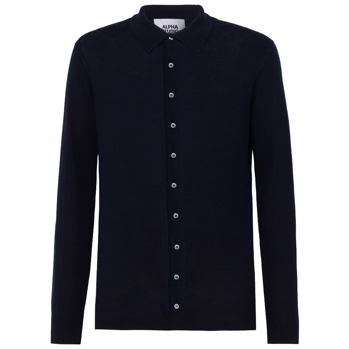 Alpha Studio Men Shirt Night Blue