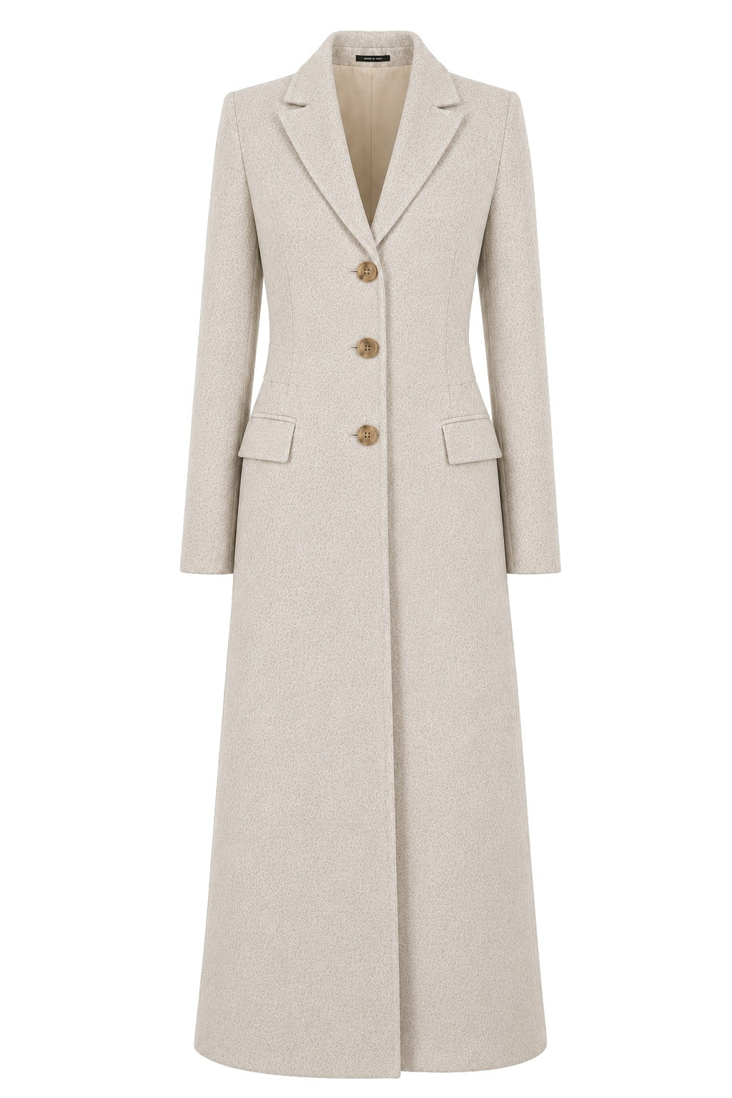 Loro Piana Fabric Women Coat Long Beige