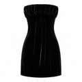 Dolce & Gabbana Women Dress Short Velvet Black