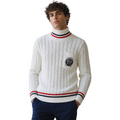 Balmain Men Sweater Turtleneck White