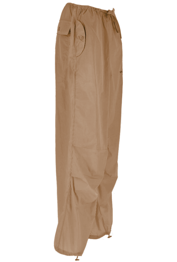 Hinnominate Women Trousers Nylon Brown