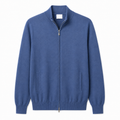 Alpha Studio Men Sweatshirt Zip Light Blue